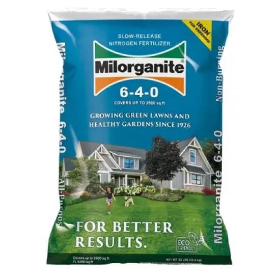 Milorganite All-Purpose Eco-Friendly Slow-Release Nitrogen Fertilizer 6-4-0 image {5}