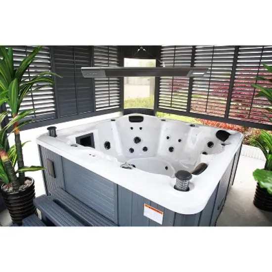 Glareless Wall Mounted Infrared Electric Outdoor Heater with Remote - Black - EnerG+ image {2}