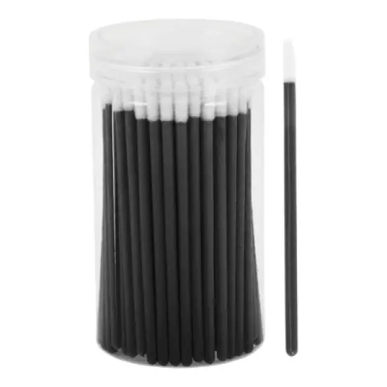 Unique Bargains Disposable Barreled Solid Rod Lip Brush 100 Pcs image {6}