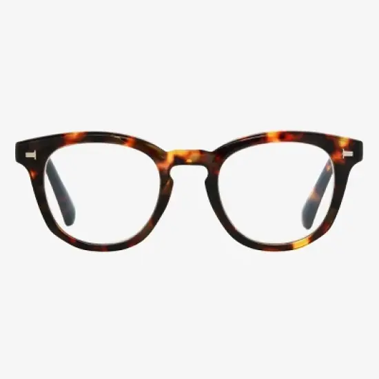 Women's Plastic Round Blue Light Filtering Glasses - Universal Thread&trade; Brown/Tortoise Print Diopter image {2}