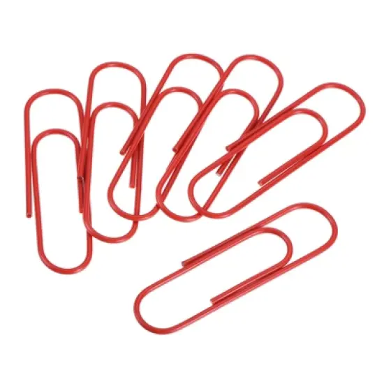 Unique Bargains Large Size Metal Prevent Tearing Pages Home Office Paper Clip 20 Pcs image {7}