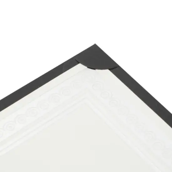 Sustainable Greetings 48-Pack Single Sided Award Certificate Holders for Diplomas, Awards, Certifications (fits 8.5x11, Black) image {4}