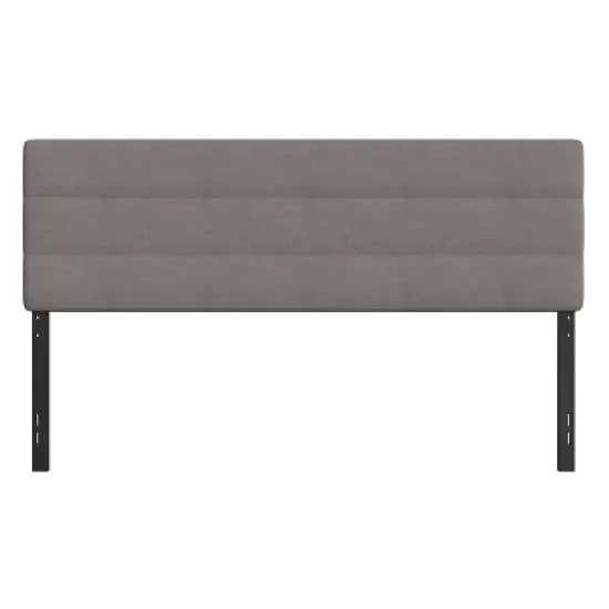 Flash Furniture Paxton Channel Stitched Upholstered Headboard, Adjustable Height from  44.5" to 57.25" image {10}