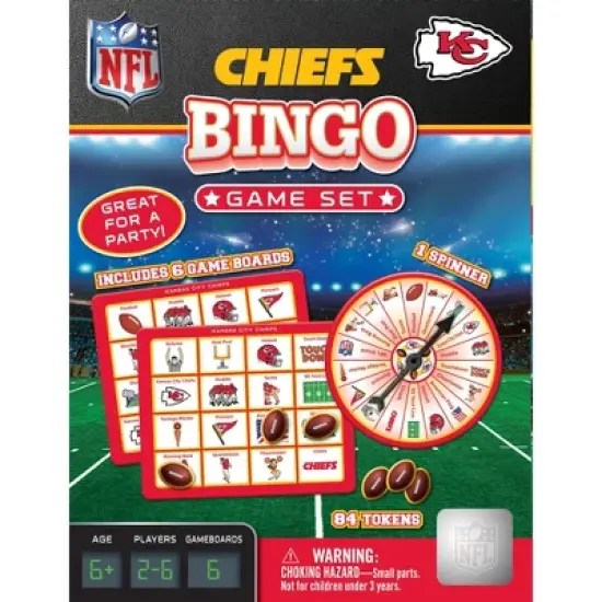 MasterPieces Officially Licensed NFL - Kansas City Chiefs Bingo Game image {4}