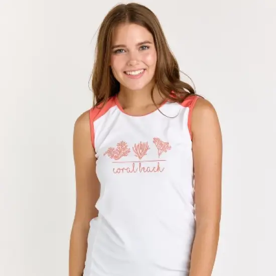 Calypsa - Women's Loose Fit Maya Swim Top image {9}