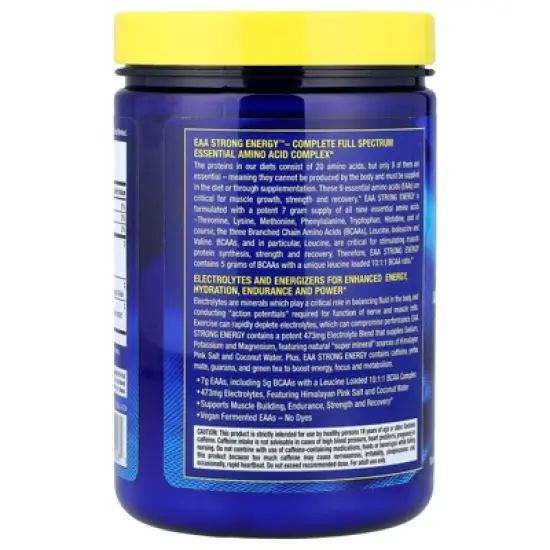 MHP EAA Strong&trade; + Energy, Raspberry Lemonade, 10.6 oz (300 g) image {2}