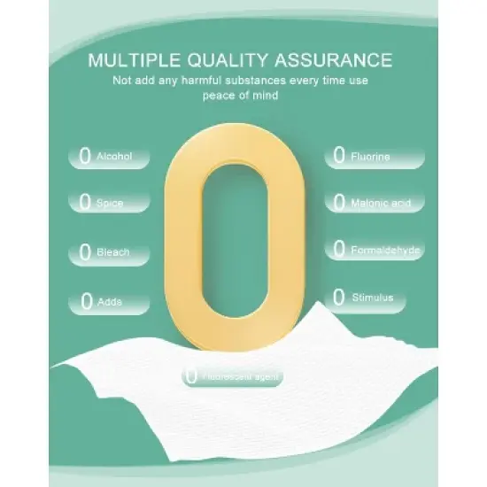 FAAYFIAN Disposable Face Towels XL 50 Counts image {6}