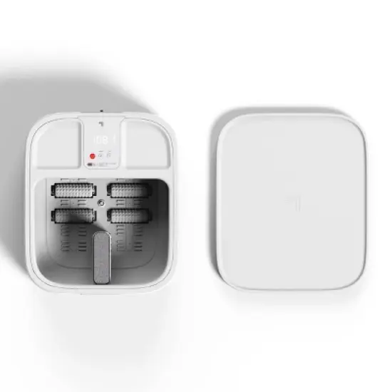 Sharper Image Massager Foot Bath Heating with LCD image {4}