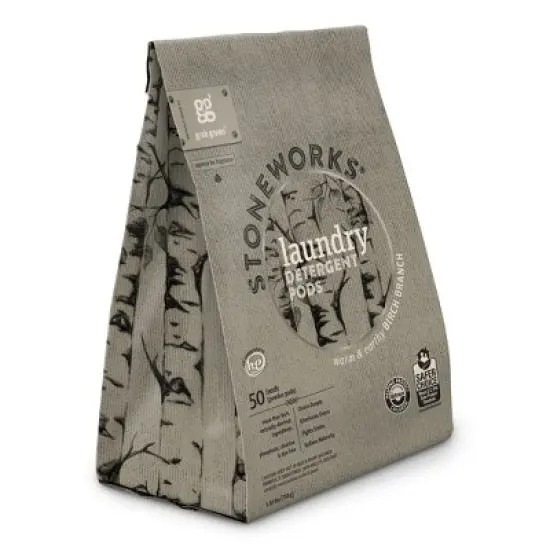 Grab Green Stoneworks Laundry Detergent Pods, Birch Branch Scent image {1}