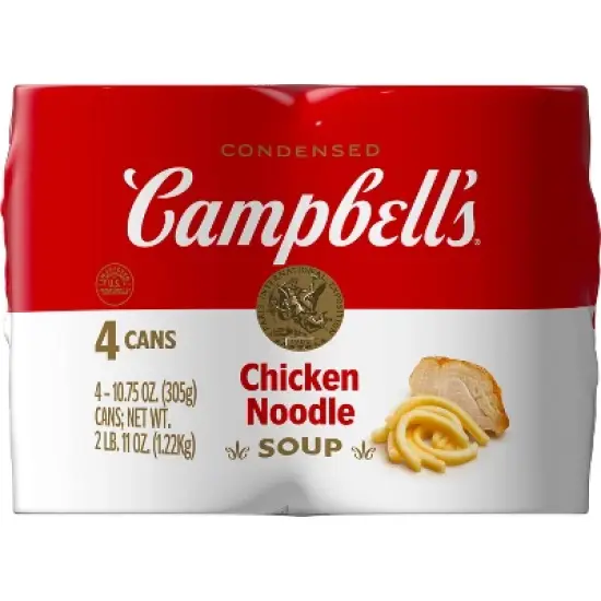 Campbell's Condensed Chicken Noodle Soup - 42oz/4pk image {12}