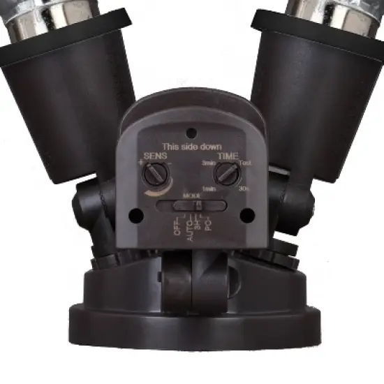 VAXCEL Motion Sensor Dusk to Dawn Outdoor Security Flood Light - 2 Adjustable Light Heads - 4 Modes image {14}