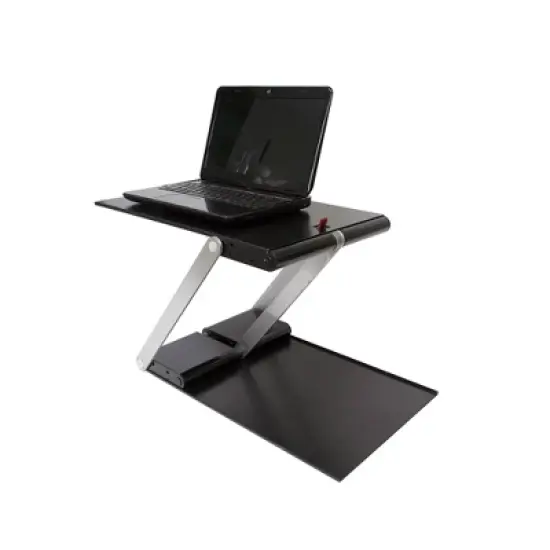 Supermoon Products Up2U Up Down Height Adjustable Standing Laptop Desk, Black image {1}