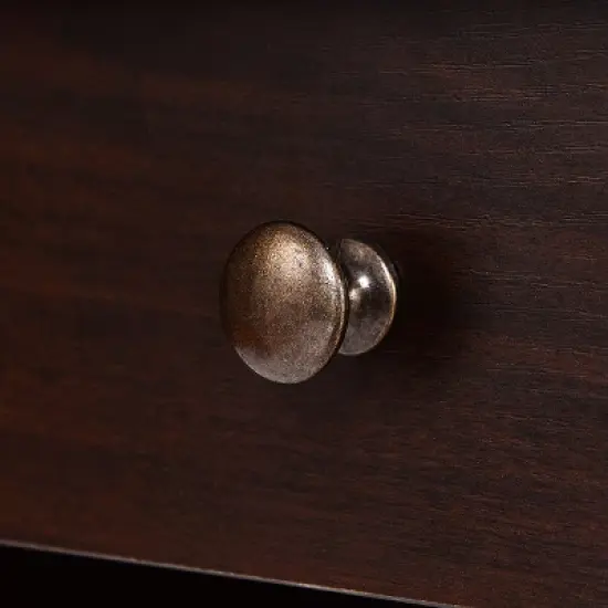 Costway Computer Desk PC Laptop Writing Table Workstation Student Study Furniture Brown image {8}