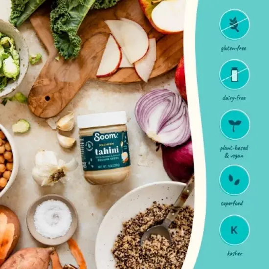 Soom Premium Tahini - 11oz image {4}