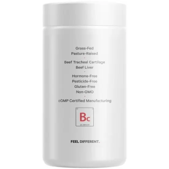 Codeage Grass-Fed Beef Cartilage Pasture-Raised, Non-Defatted Supplement, Freeze-Dried - 180ct image {9}