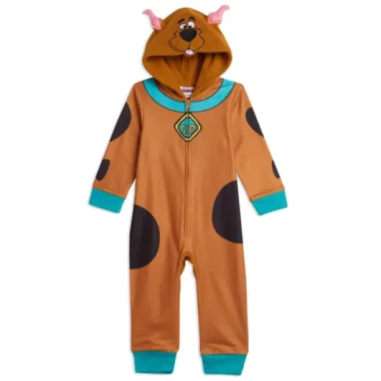 Scooby-Doo Fleece Zip Up Cosplay Pajama Coverall Little Kid to Big Kid  image {8}