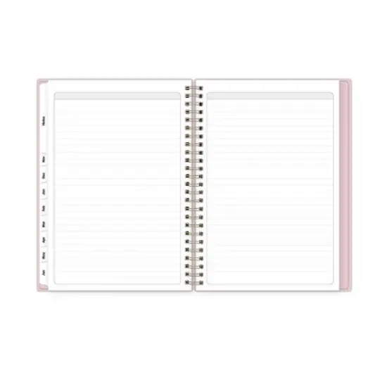 Blue Sky 5.875"x8.625" 2025-2026 Weekly/Monthly Wirebound Planner Printed Keke Pink Bow image {8}
