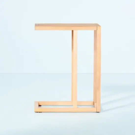 Wood Frame Rectangular C Table - Natural - Hearth & Hand&trade; with Magnolia image {2}