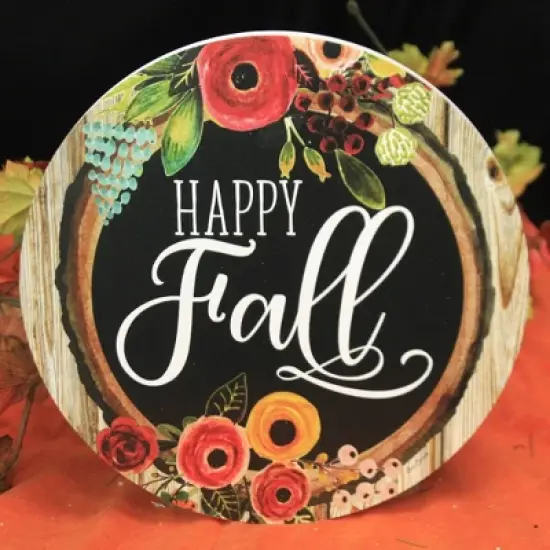 Home & Garden 12.0" Fall Floral Wreath Stepping Sto Autumn Custom Decor  -  Stepping Stones And Pathways image {2}