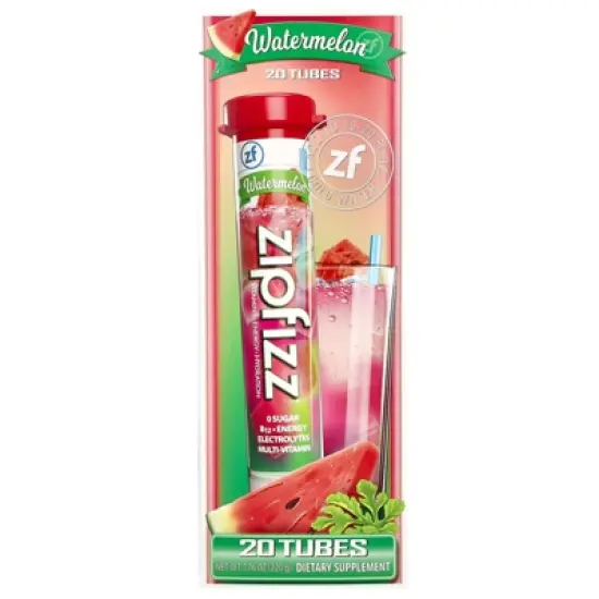 Zipfizz Watermelon , 20 Tubes, 0.39 oz (11 g) Each image {5}