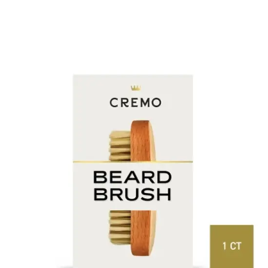 Cremo Premium Beard Brush with Wood Handle - Shaping & Styling - 1ct image {7}