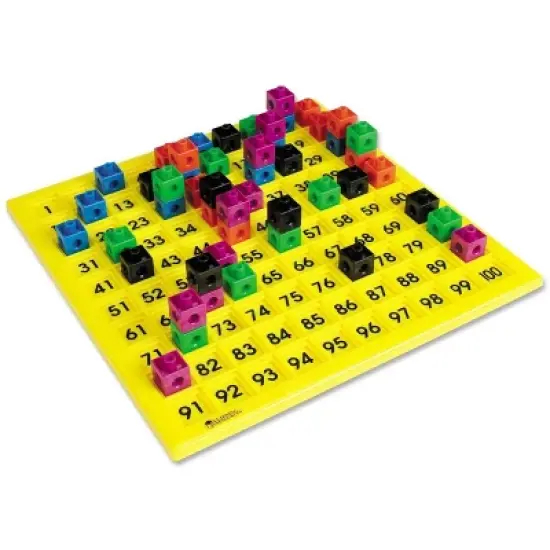 Learning Resources Hundred Number Board, Plastic, Ages 5+ image {3}