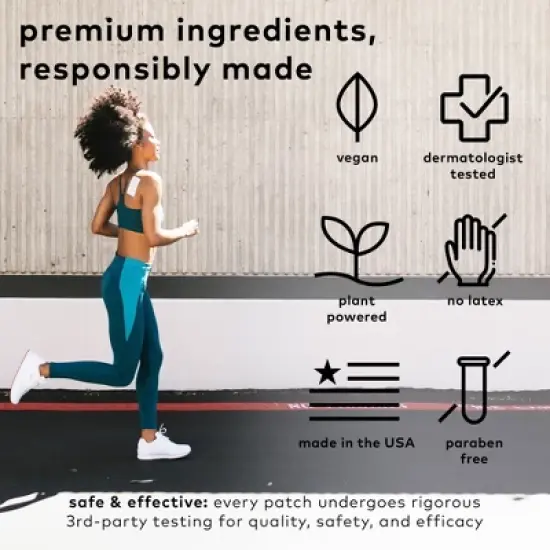 The Good Patch Relief Plant Patch - 4ct: Vegan, Paraben-Free, Dermatologist Tested image {4}