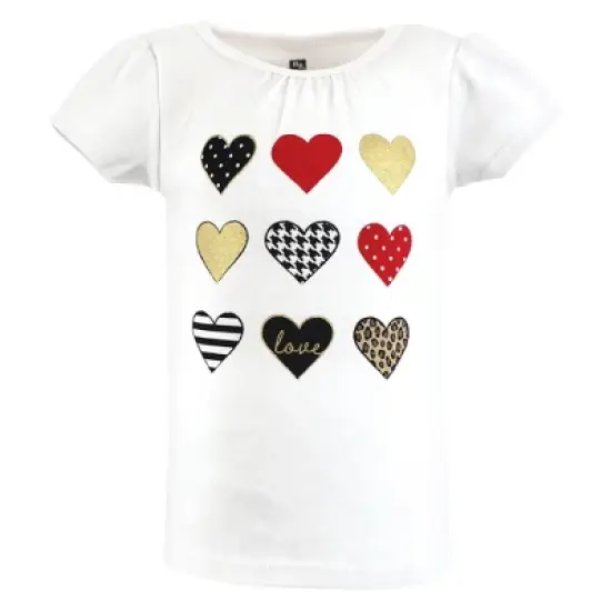 Hudson Baby Girl Short Sleeve T-Shirts, Houndstooth Red image {6}