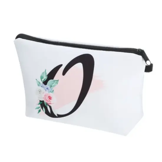 Unique Bargains Large Capacity Zipper Personalized Small Makeup Bag White image {18}