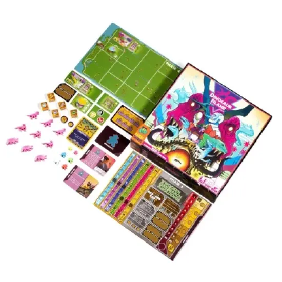 Dinosaur Island Game: Asmodee Board Game for Creative Thinking & Problem Solving image {3}