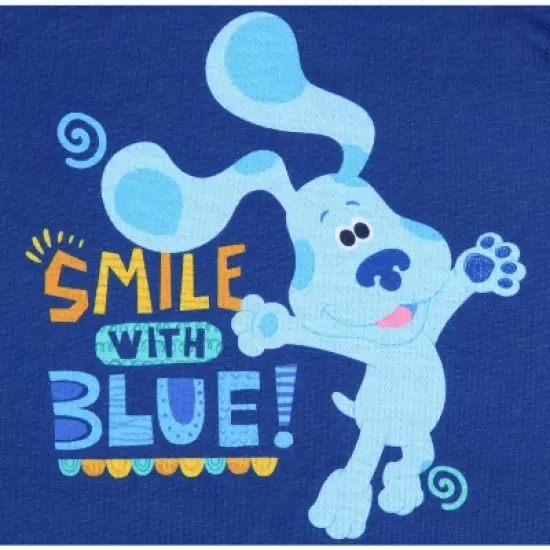 Nickelodeon Toddler Boy's Blue's Clues Smile Blue Sleep Pajama Set Short Blue image {3}