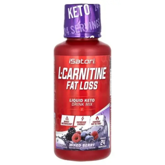 Isatori L-Carnitine, Mixed Berry, 12 fl oz (360 ml) image {3}