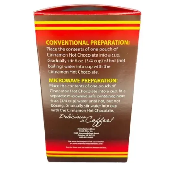 Brenmar Cinnamon Hot Chocolate 8 Packets - Pack of 2 image {3}