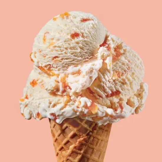 Tillamook Peaches & Cream Ice Cream  - 48 fl oz image {1}