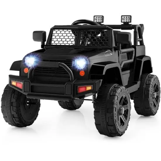 Costway 12V Kids Ride On Truck Car Electric Vehicle Remote w/ Music & Light image {10}