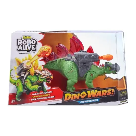 Robo Alive Dino Wars Stegasaurus Robotic Dinosaur Toy by ZURU image {1}