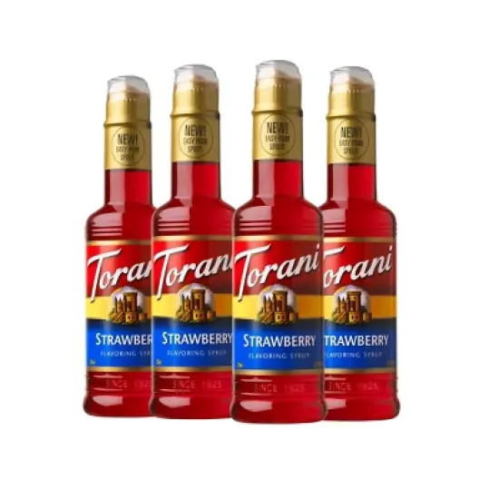 Torani Strawberry Syrup - 1500ml/4ct image {5}