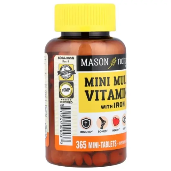 Mason Vitamins Mason Daily Multiple Vitamins With Iron Tablets image {3}