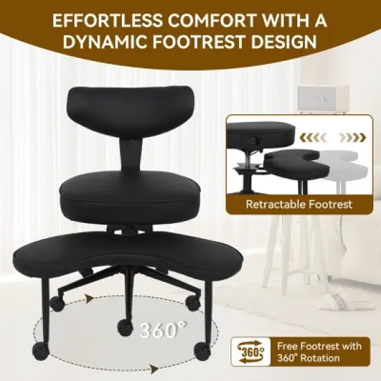 ELECWISH Functional Chair with 360&deg; Footrest & Reclining Back image {1}
