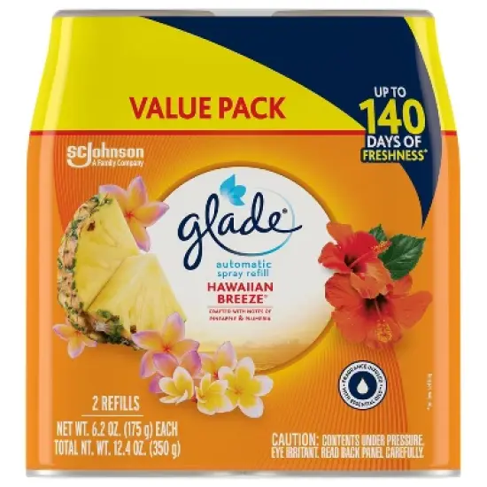 Glade Automatic Spray Air Freshener - Hawaiian Breeze - 12.4oz/2pk image {3}