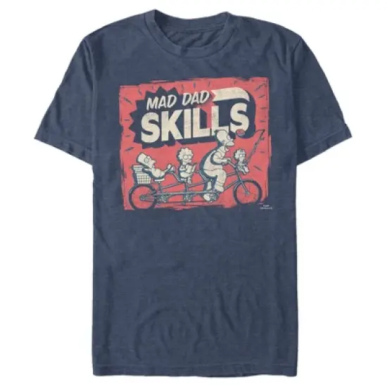 Men's The Simpsons Father's Day Mad Dad Skills T-Shirt image {3}