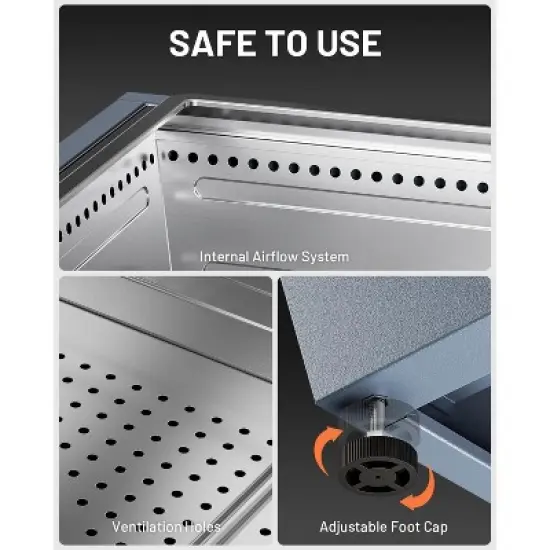 Cyberpit One 20-Inch Smokeless Fire Pit with Pull-Out Ash Pan, Portable Outdoor Firepit, Stainless Steel, Blue image {2}