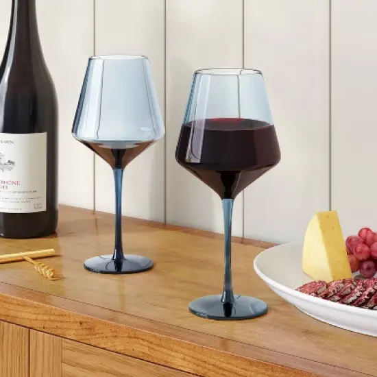 19.6oz Stemmed Wine Glass - Threshold&trade; image {1}