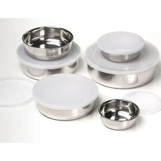 Shetler's 10 Piece Stainless Steel Nesting Bowl Set image {2}