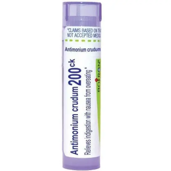 Antimonium Crudum 200CK by Boiron Homeopathic Single Medicine For Digestive  -  80 Pellet image {10}