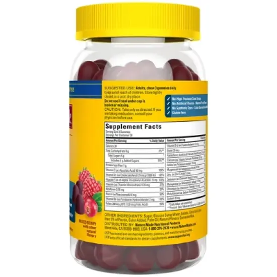 Nature Made Advanced Multivitamin Men Gummies - 90ct image {1}