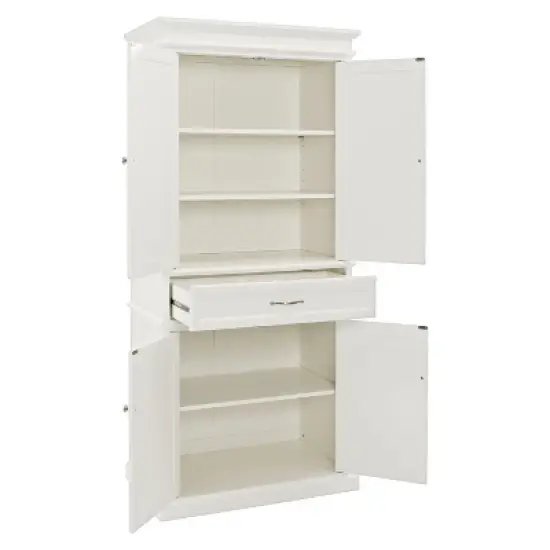 Parsons Pantry Storage Wood/White - Crosley image {2}