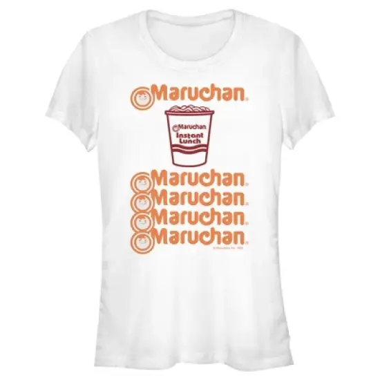 Junior's Maruchan Instant Lunch Logo Stack T-Shirt image {3}