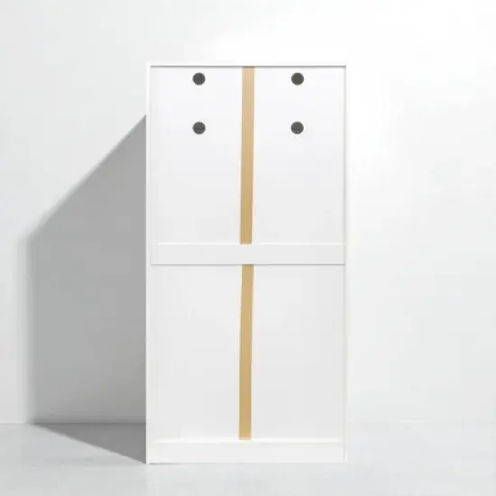 62.99" Freestanding Kitchen Pantry Cabinet with Doors & Adjustable Shelves, MDF Buffet Sideboard Storage Cupboard for Kitchen, Dining Room image {11}