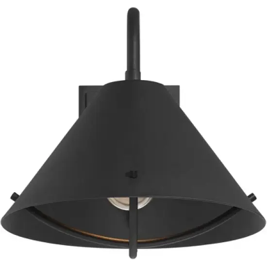 360 Lighting Cartwright 11" High Farmhouse Rustic Outdoor Wall Barn Light Fixture Mount Porch House Exterior Outside Set of 2 Weatherproof Black image {4}